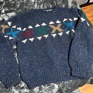 Calvin Klein • M/L 100% Wool Christmas • Sweater